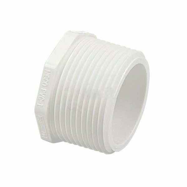 American Imaginations 0.75 in. Beige Plastic PVC Plug AI-38288